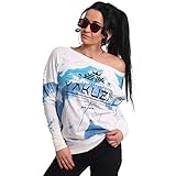 Superbequemes Langarmshirt im Boyfriend-Look mit gerippten Abschlüssen an Saum und Bündchen