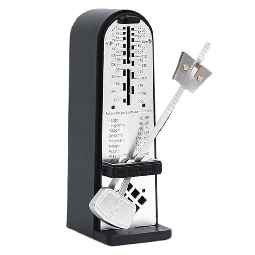 Piano Mectrónomo mecánico - Metrónomo mecánico de clásica, tono fuerte, temporizador de música | Herramienta de tiempo de precisión para practicar piano, violín, guitarra, interpretación de ayud