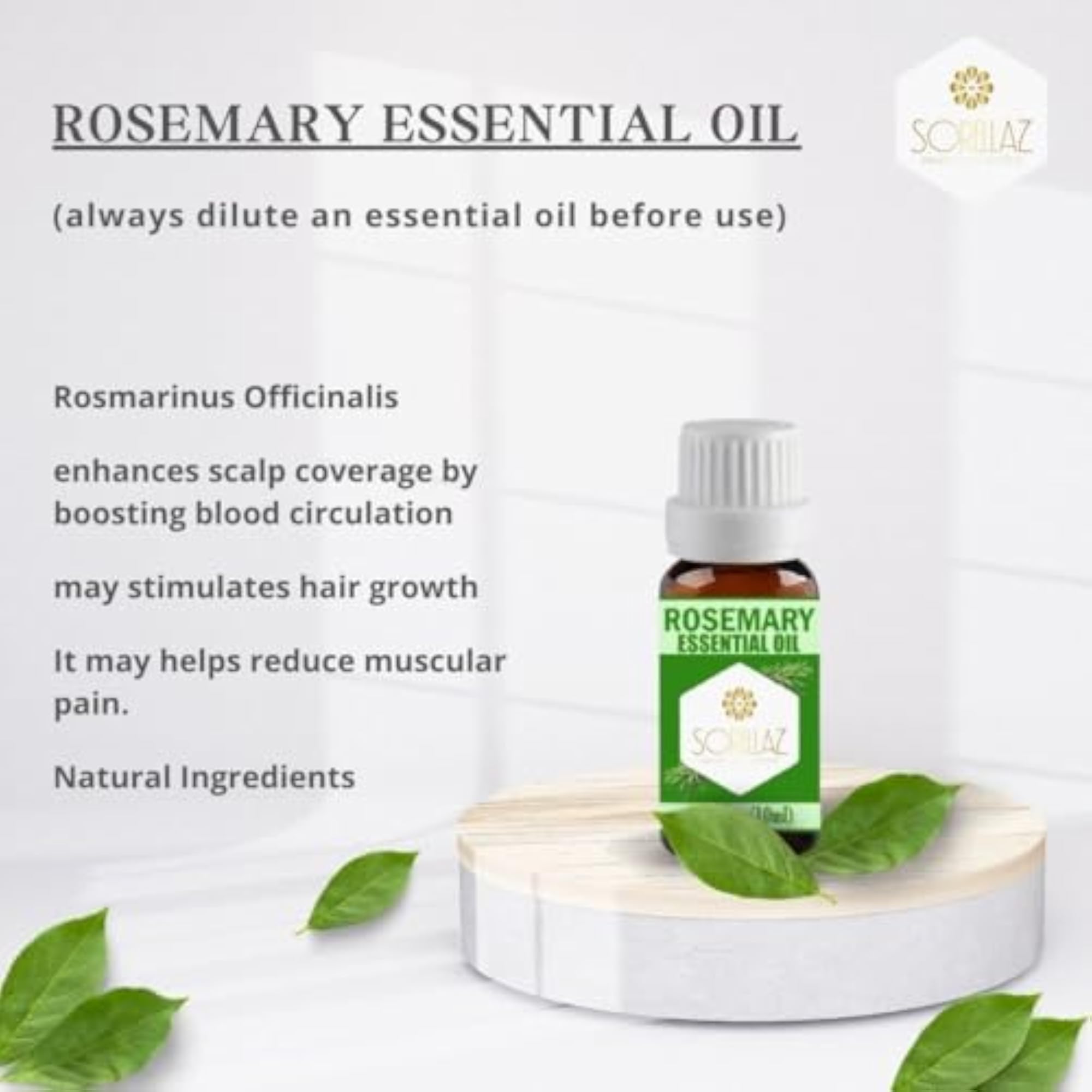 Sorellaz Essential 2.53fl oz/75ml Rosmarinus Officinalis