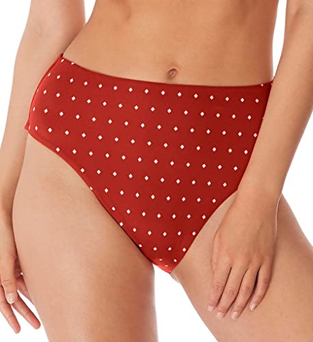 Freya Women's Jewel Cove High-Waist Bikini Bottom, Amber, X-Large