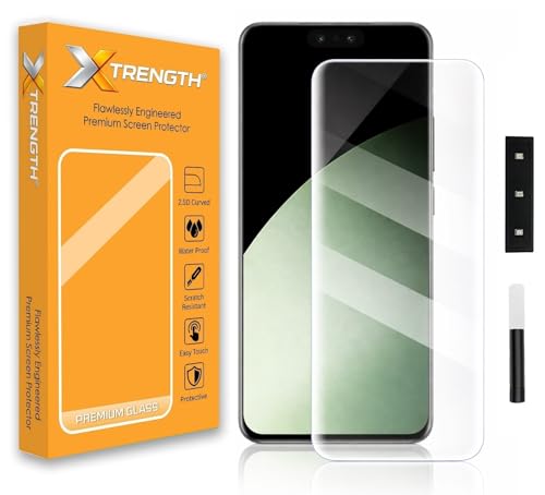 Image of Advanced HD+ Curved UV Tempered Glass Gorilla Screen Protector Designed for Xiaomi 14 CIVI - Full Screen Coverage with Easy Installation Kit (Anti-Scratch)