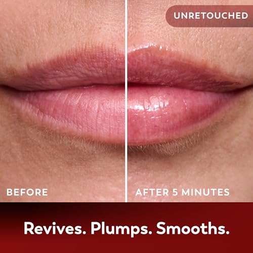 Image of Olay Regenerist Nourishing Treatment, Lip Balm, Plumping Lip Gloss for Women, Fuller Looking Lips & Smoothed Lines, 3-in-1 Mask, Plumper, Gloss - Anti-Aging Skin Care, Shea Butter & Coconut Oil, 0.5oz
