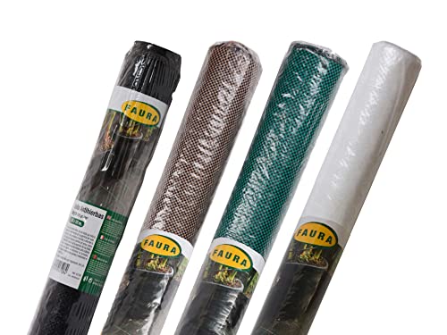 Malla Antihierbas contra Maleza y Malas Hierbas, para el Huerto, Estable a Rayos UV y Permeable (1,25 x 10 m, Marrón)