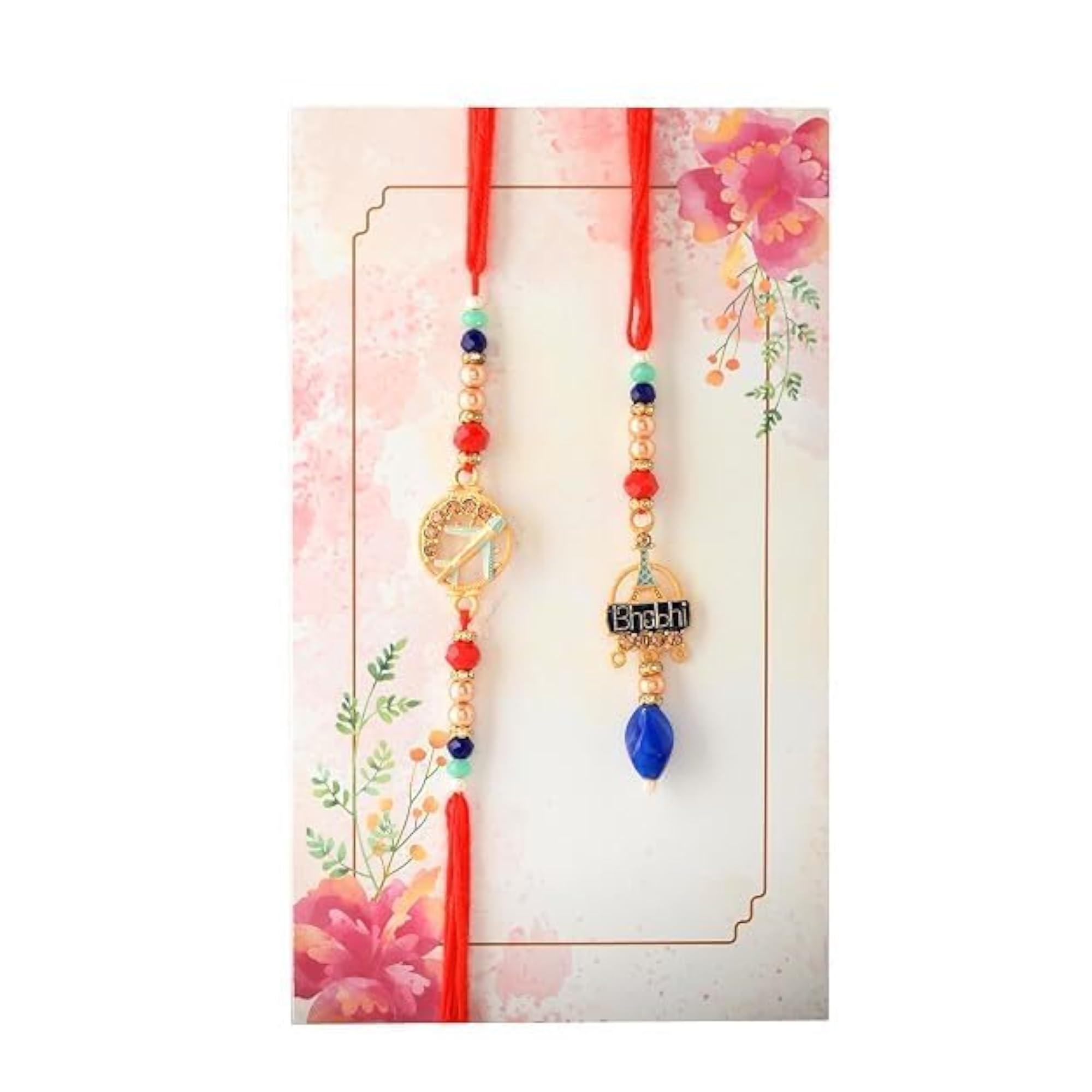 Couple Rakhi Set with Fridge Magnet, Raksha Bandhan Gift