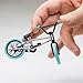 TAILWHIP Finger BMX Finger Bicycle Toy BMX Steel Alloy Finger Bike (Chrome), 2slot