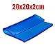 Inokantucy 2CM Blau Motorrad Universal Sitz Kissen Gel Pad Cool Pad StoßDäMpfungs Matte DIY Cut Kissen A