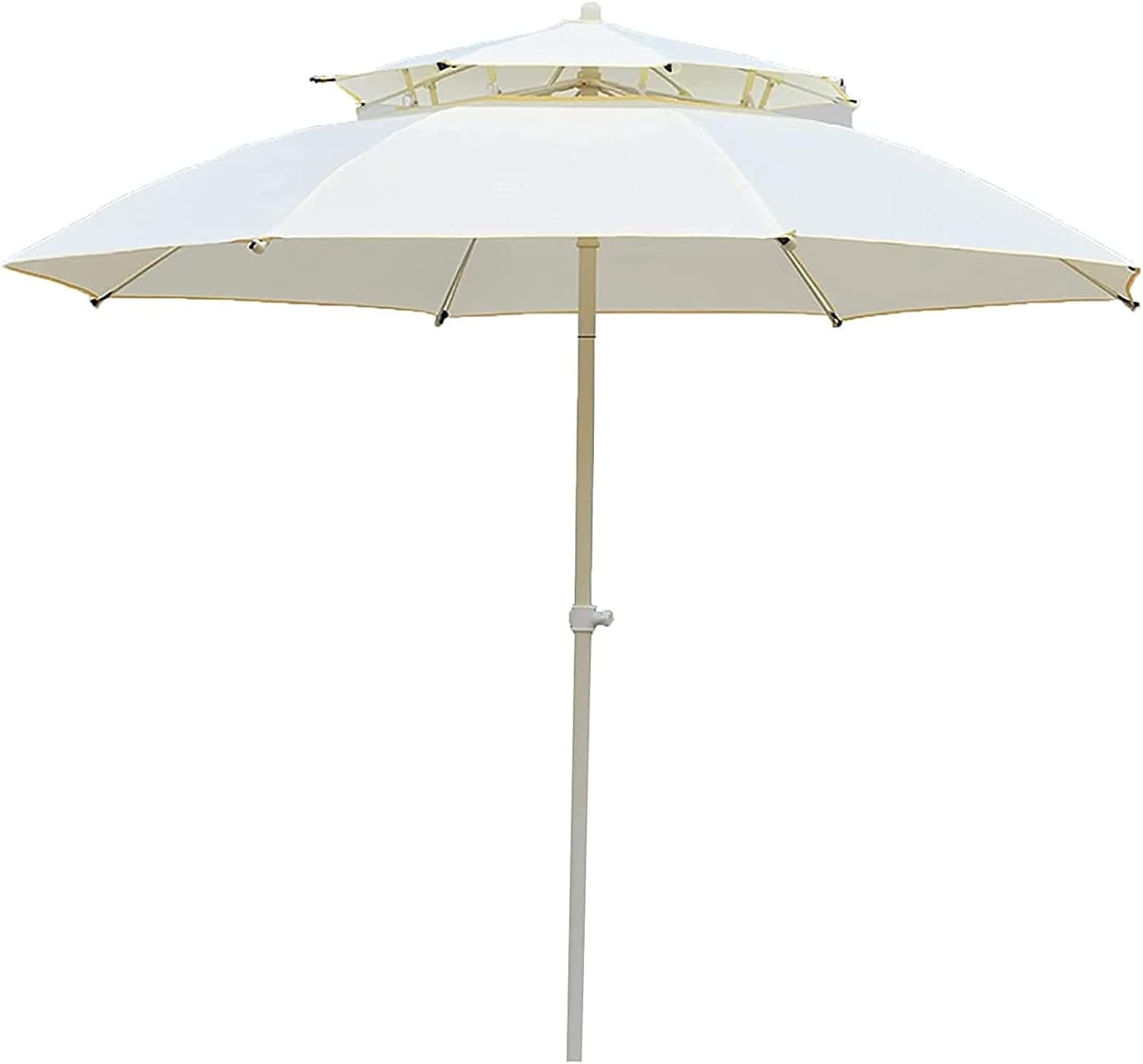 Patio Umbrella Patio Canopy Round Garden Parasol, for Outdoor Patio Spaces, Garden, Balcony and Patio,Sun Protection, Patio Parasol,Red-2.5m