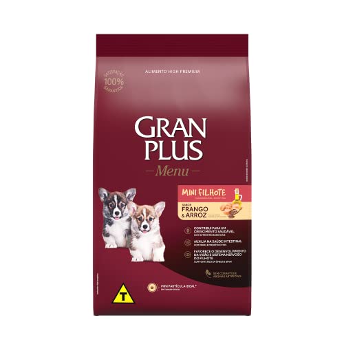 Granplus Ração para Filhotes Mini Gran Plus Frango e Arroz 3Kg