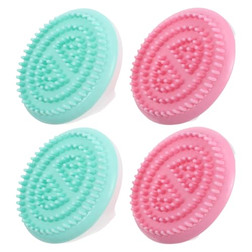 Brosses de massage cuir chevelu exfoliation douce et revitalisation du corps lot de 4