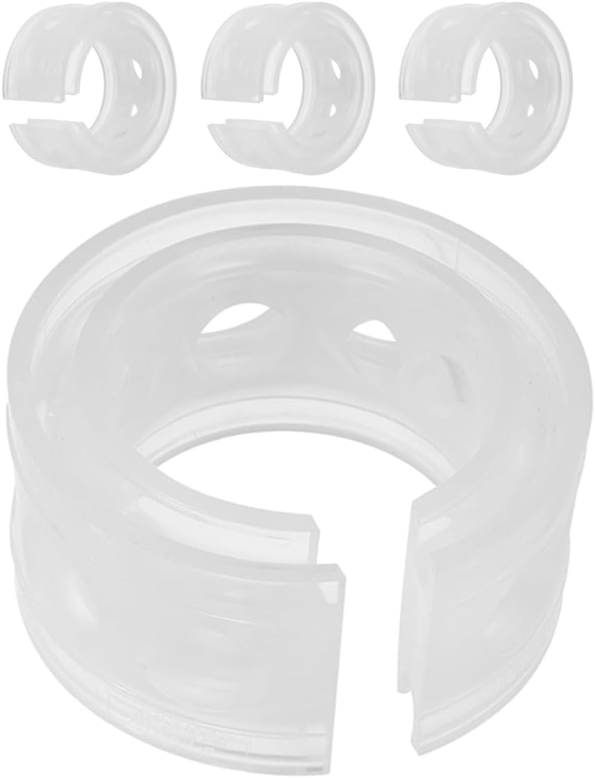 4pcs Transparent Coil Spring Spacer Durable Auto Bumper Cushion for Enhanced Driving Comfort and Stability Vibration Absorber for Car Suspension System