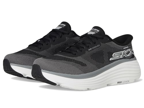 Skechers Men's Hands Free Slip-ins Max Cushioning Endeavour - Exciton Sneaker, Black, 10.5