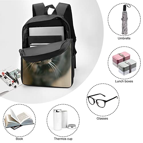 Sac d'école de mode chat anti-mal de dos léger et spacieux - 6
