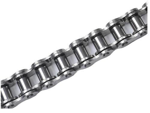 304/316 Stainless Steel Industrial Transmission Chain, 06B 08B 10A 12A 16A 20A Roller Chain DOLUNTO (Size : 10A-1 1.524m 316)