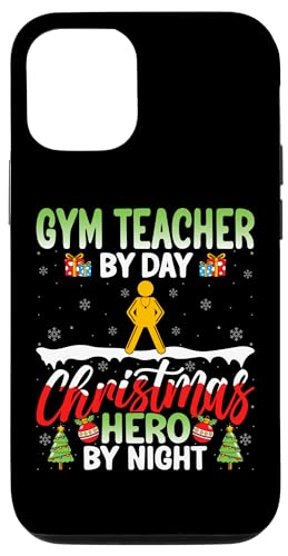 Carcasa para iPhone 14 Pro Gym Teacher by Day Christmas Xmas - Gym Teacher Christmas