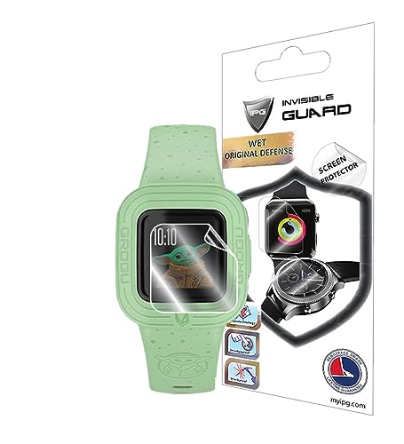 IPG for Garmin vivofit jr. 3, Fitness Tracker for Kids Hydrogel Screen Protector (4 Units) Invisible HD Clear Film Anti Scratch Guard-Smooth/Self-Healing/Bubble for jr. 3