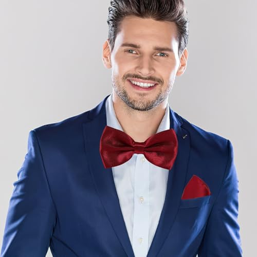 Set Formal Para Hombre: Fajín, Corbata de Moño y Pañuelo miniatura 6