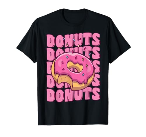 Groovy Pink Donut Squad Sprinkles Donut Lover - Donut a juego Camiseta
