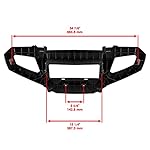 Caltric-Front-Bumper-Compatible-with-Polaris-Sportsman-500-TouringTractor-2005-2010-Guard-Black