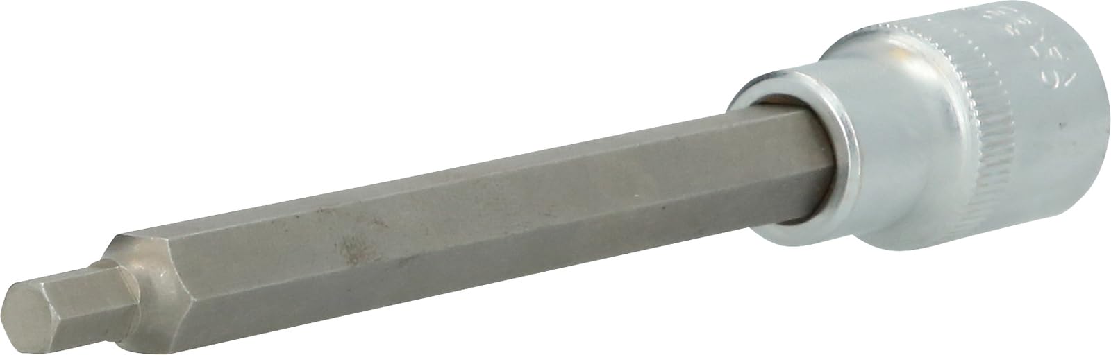 BRILLIANT TOOLS BT022881 1/2 Inch Hex Socket Bit Socket, 140 mm Long, 6 mm [Powered by KS Tools]