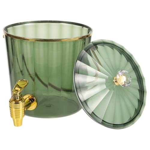 POPETPOP 冷蔵庫対応飲料ディスペンサー 蓋付きスピゴット搭載氷水壺 フレッシュキープ機能 パーティー用多用途ジュース容器 家用冷水サー