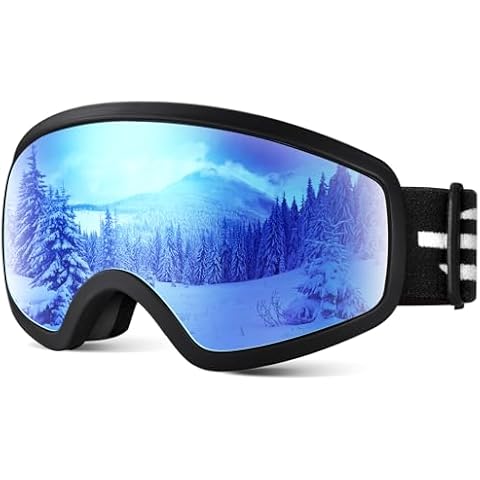 LOEO Kids Ski Goggle, Snow Ski Goggles for Kids Youth Teens Boys and Girls from 5-14 Cover