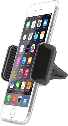 Support Téléphone Voiture Clip Universel, Support à Grille d'aération Support Ventilation Rotation 360° pour Smartphones (iPhone, Samsung, Huawei et Xiaomi) et GPS 3.5 - 5.7 Pouces Cover