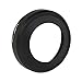 Haoge LH-X49B 2in1 All Metal Ultra-Thin Lens Hood with Adapter Ring Set for Fuji Fujifilm FinePix X70 X100 X100S X100T X100F Camera Black Replaces Fujifilm LH-X100 AR-X100 LH-X70