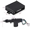 Car Remote Lock Kit, Car Remote Control 4 Door Power Central Lock System Auto Locking Security Keyless Entry Kit Automotive Replacement Power Door Lock Kit Motors #2