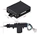 Ejoyous Car Central Locking Kit, 4PCS Universal Car Door Lock 12V Door Lock Actuator Keyless Entry System with 2 Remotes Fobs Keys Black