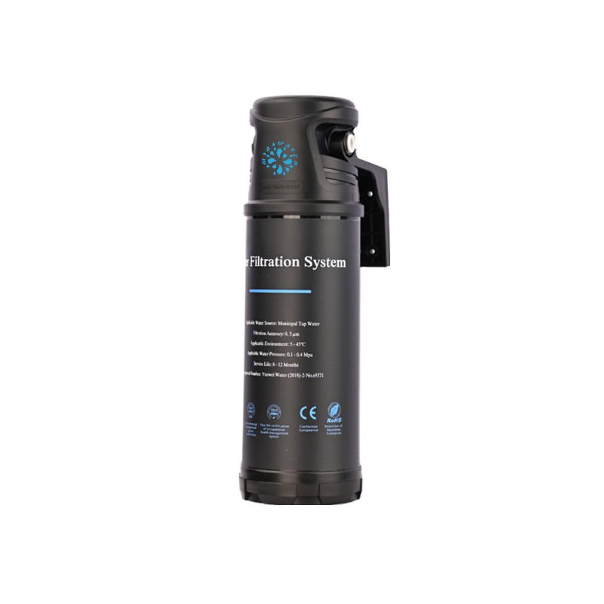 Single Stage Under Sink Water Filtration System, Under Sink Water Filter, NSF/ANSI 42 Certified, Reduces PFAS, PFOA/PFOS, Lead, Chlorine, Odor, Under Sink Water Filter System