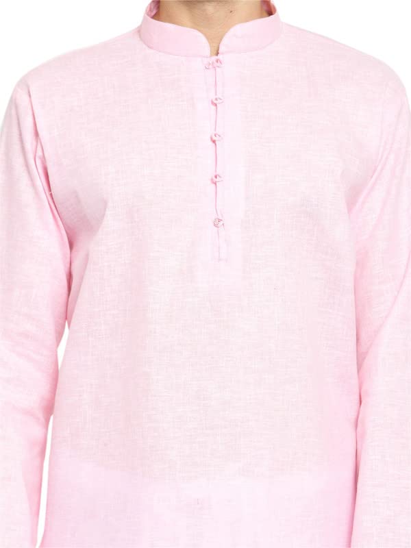 Image of R VASUDEV Solid Cotton Kurta Churidhar Set for Mens (10614)