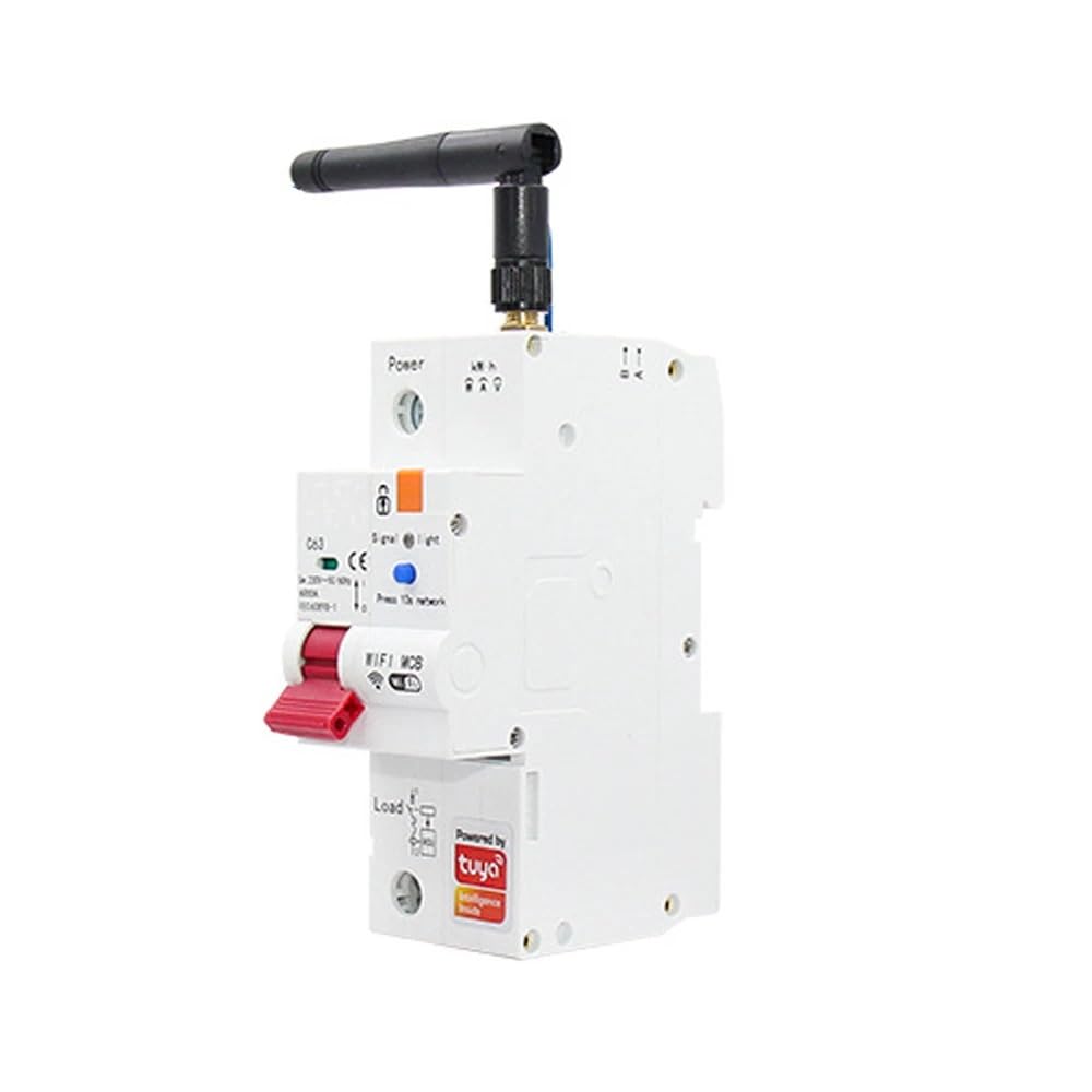 Interruttore Magnetotermico Differenziale Smart WiFi+RS485 AC230V/400V Controllo remoto Contatore di energia Kwh Tensione Corrente Monitor Interruttore di dispersione con timer(3P)