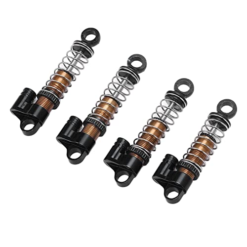 Amortisseurs avant arrière aluminium noir de rechange pour kit ECX Barrage RGT 1/24