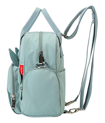 Quality Small Cute Multi-Function Baby Diaper Bag Tote Messenger Backpack-Blue #TOP4