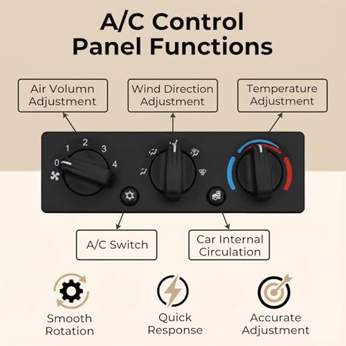 Freightliner M2 HVAC Control Panel 599-008, A/C Climate Control Module Compatible with M2 100/106/112/108SD/114SD/B2/S2G (2002-2021) & Thomas Saf-T-Liner (2004-2015), Replaces A22-57054-001 by Generic - Used condition - Image 3