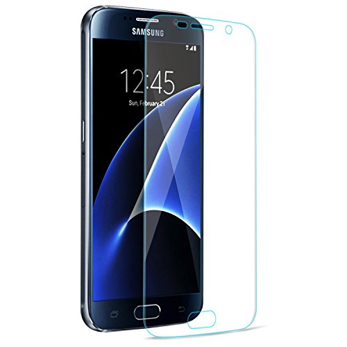 Galaxy S7 Screen Protector, BONGEEK [Full Coverage] [Anti-Scratch] Curved Edge-to-Edge Screen Protector Film [Ultra High Definition Invisible] for Samsung Galaxy S7 [Not Glass]-[1 Pack]