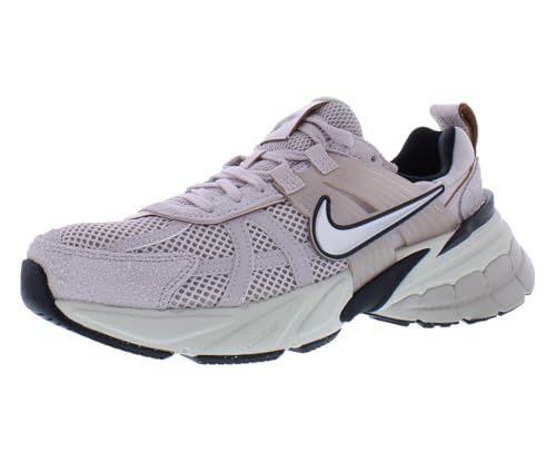 Nike Women's V2K Run Shoes, Platinum Violet/Light Bone/Black/Chrome, 10 UK