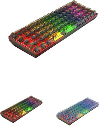 WQNB �L�� 68 �L�[�@�B�Q�[�~���O�L�[�{�[�h ���S�����A�N�����O���� ��� ���P�x LED �o�b�N���C�g 1600 ���F�Ή� ��x���`���ŃQ�[���œK �M�����\���̂ƃK�X�P�b�g�\������ PC �Q�[���A�N�Z�T���[ �ȃX�y�[�X�݌v ���쐫�ƃf�U�C������?