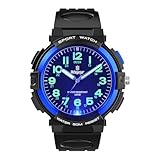 Weayege Orologi per Bambini a 7 Colori,Orologio Analogico al Quarzo per Bambini per Ragazzi e Ragazze,Orologi Impermeabili per Insegnare il Tempo,Cinturino Morbido per Orologi 4-16