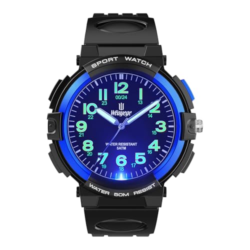 Relojes de pulsera impermeables 5 ATM y fáciles de leer para niños