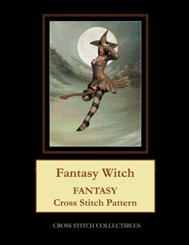 Fantasy Witch: Fantasy Cross Stitch Pattern