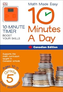 Paperback Math Made Easy 10 Minutes a Day Grade 5 Book