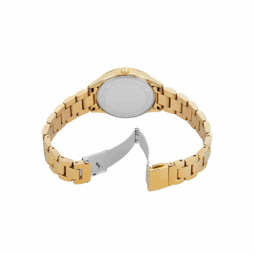 Michael Kors Lauryn Watch for Women, Quartz Three Hand Movement with Stainless Steel or Leather Strap