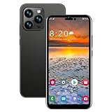 Poo4kark Android8.1 2 GB + 16 GB entsperrtes Handy Dual SIM 6,3 3800 mAh entsperrtes Telefon Face ID + Fingerabdruck GSM 5G Smartphones Playing (Schwarz, One Size)