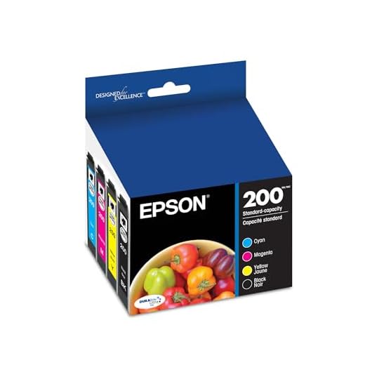 EPSON T200 DURABrite Ultra Ink Standard Capacity Black & Color Cartridge Combo Pack (T200120-BCS) for select Epson Expression and WorkForce Printers