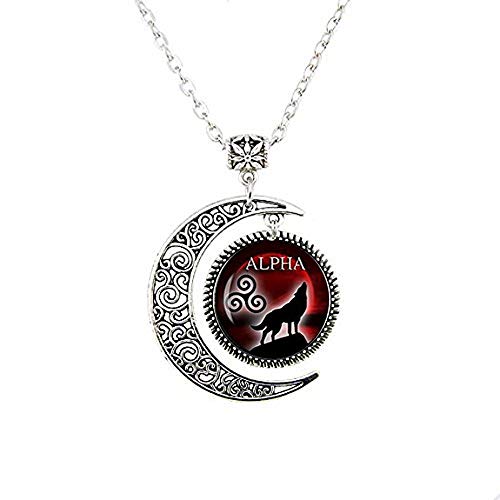 Tclothing Diamant Alpha Lune Collier Teen Wolf Lune Collier Teen Wolf Bijoux I Am The Alpha Lune Collier Loup Bijoux Sang Pleine Lune Lune Collier Celtique Triskel Bijoux Perle