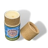 Bare Elements Natural Vegan Lip Balm | Low Waste - Compostable Label - Biodegradable Packaging - Non Toxic - All Natural - No Synthetic Dyes or Fragrances (Peppermint & Rosemary)