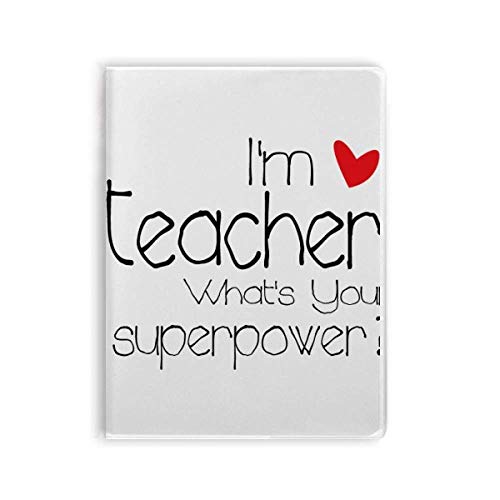 Journal couverture souple I m a Teacher, fier carnet de notes pour enseignant
