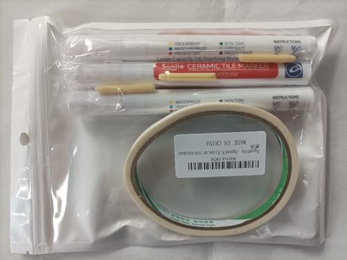 Pennarello Fughe Piastrelle 3pc Bianco