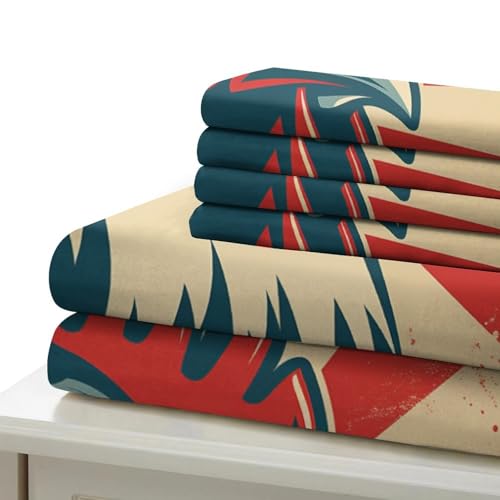 Parure de lit housse de couette taie d'oreiller microfibre